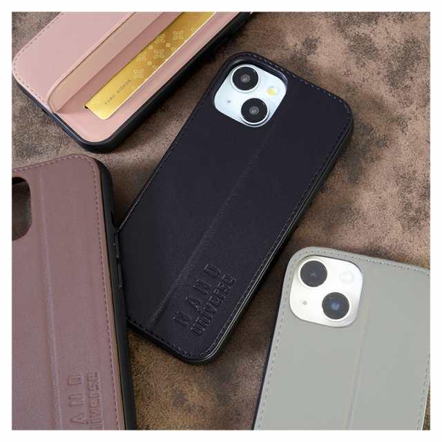NANO universe（ナノ・ユニバース） iPhone15 ケース PUレザー