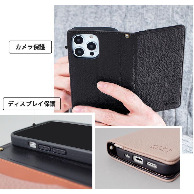 NANO universe（ナノ・ユニバース） iPhone15 ケース 手帳型 ブランド