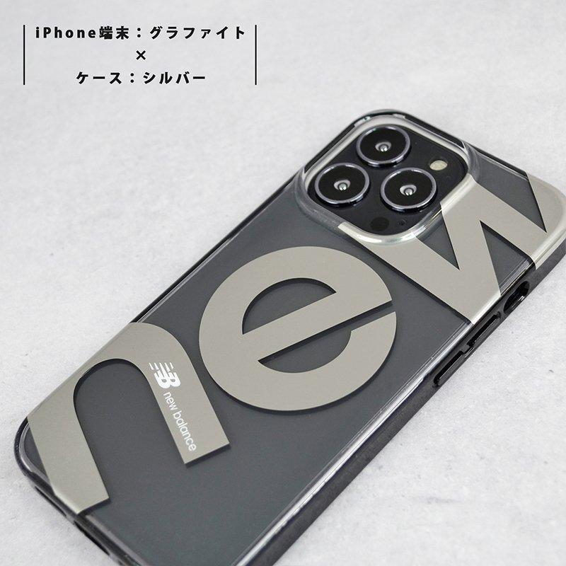 スマホケース iPhone14 ケース クリア New Balance ニューバランス 薄型クリアケース iPhone14Pro iphone13 13Pro iphonese3 iphone8 透明 背面 ケース｜m-channel｜12