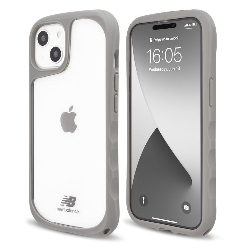 スマホケース iPhone15 クリア New Balance ニューバランス 耐衝撃ケース iPhone14 iPhone13 背面 ブランド ケース 人気 おしゃれ｜m-channel｜15