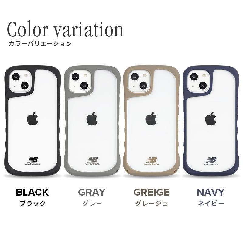 スマホケース iPhone15 クリア New Balance ニューバランス 耐衝撃ケース iPhone14 iPhone13 背面 ブランド ケース 人気 おしゃれ｜m-channel｜09