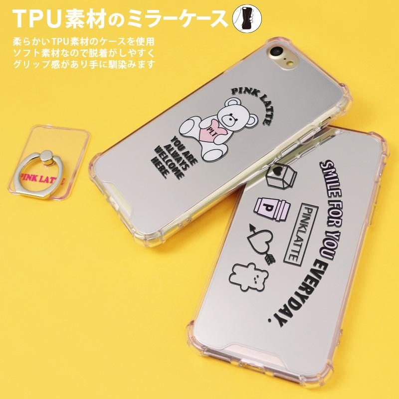 PINK-latte スマホケース iPhone SE3 SE2 8 7 6s 6 ピンクラテ