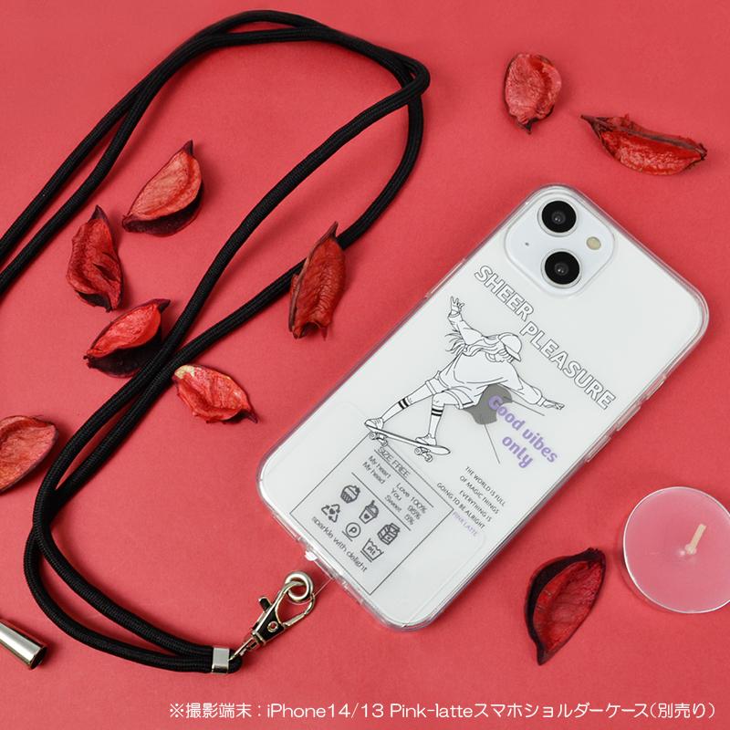 PINK-latte（ピンクラテ） スマホショルダーストラップ スマホ