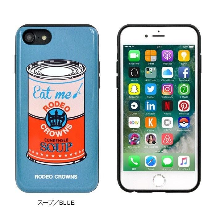 スマホケース カード収納型背面ケース Iphone8 7 6s 6兼用 Rodeocrowns