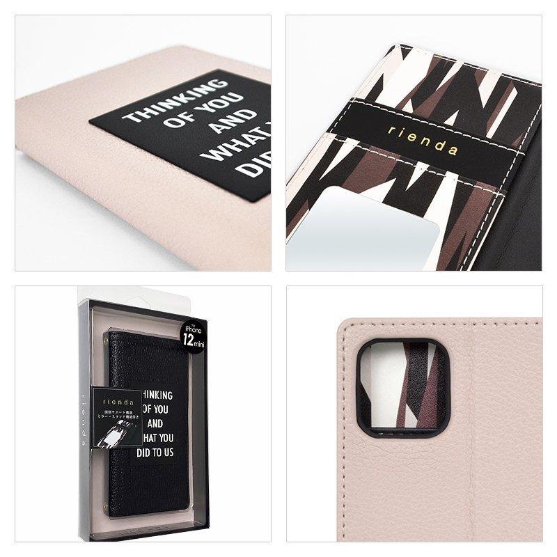 スマホケース Iphone 12 12pro 12mini Rienda リエンダ Thinking 手帳 ブランド ケース Ip Ri12 えむちゃんねる 通販 Yahoo ショッピング