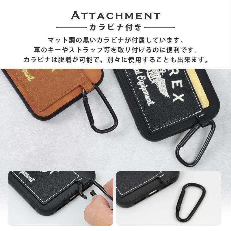 AVIREX 手帳型ケース & ショルダーストラップ セット AVIREX（アヴィレックス） スマホケース iPhone14Pro iPhone14