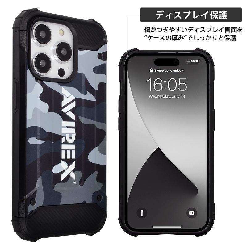 ☆ AVIREX iPhone14 iPhone13 ケ ケース 迷彩 855 AVIREX（アヴィレックス） iPhone17 ケース ブランド アーミータフ 耐