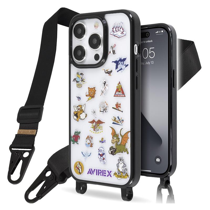 AVIREX iphone15 ケース クリア ブランド アヴィレックス avirex AVIREX iphone15 ケース クリア ブランド アヴィレックス avirex