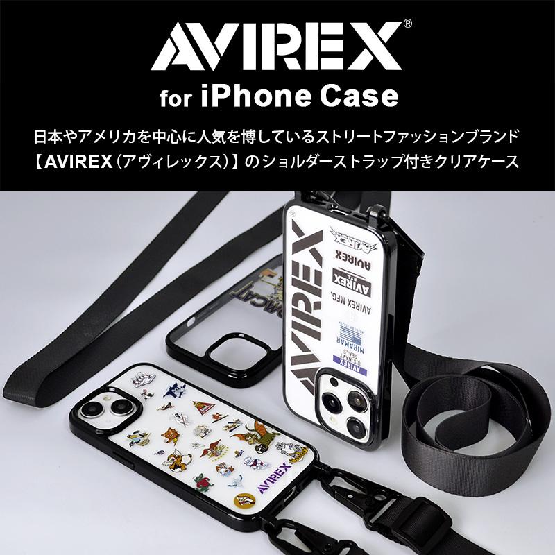 AVIREX（アヴィレックス） iphone15 ケース クリア ブランド スマホ