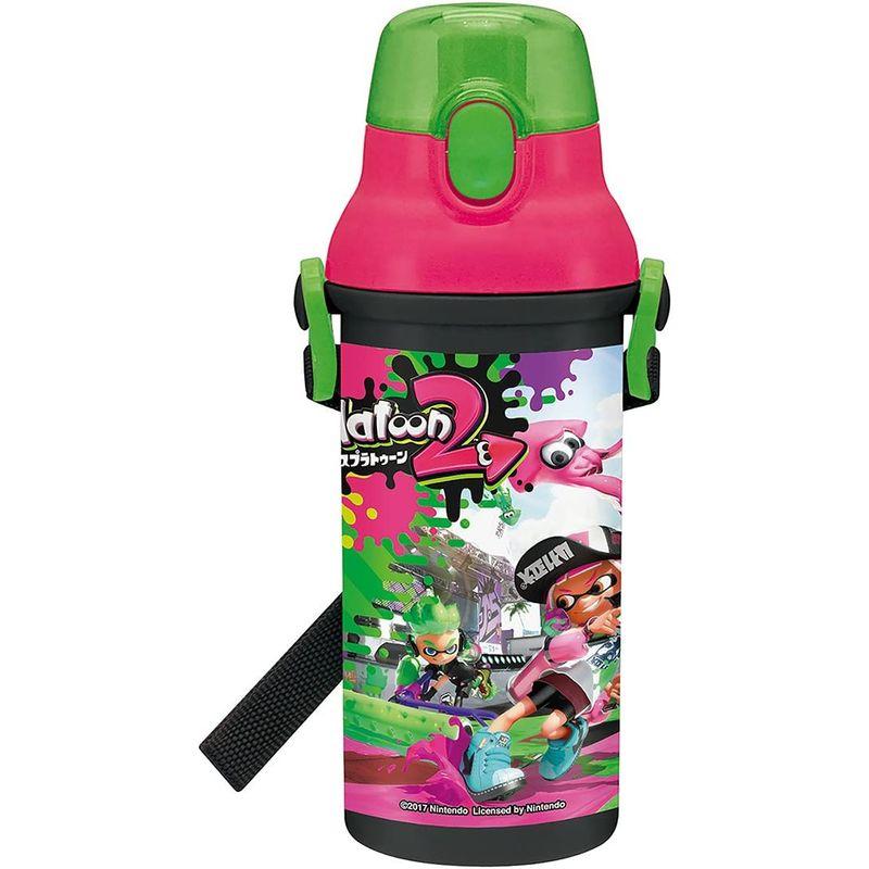 スケーター 子供用 水筒 480ml プラワンタッチ ボトル スプラトゥーン2 日本製 PSB5SAN｜m-choiceplaza｜04