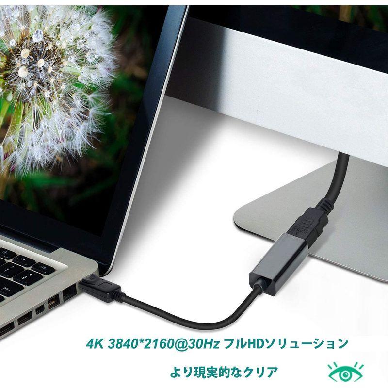 DisplayPort- HDMI変換ケーブル dp hdmi 変換 ディスプレイポートto hdmi変換コネクタ DP - HDMI変換ア｜m-choiceplaza｜07