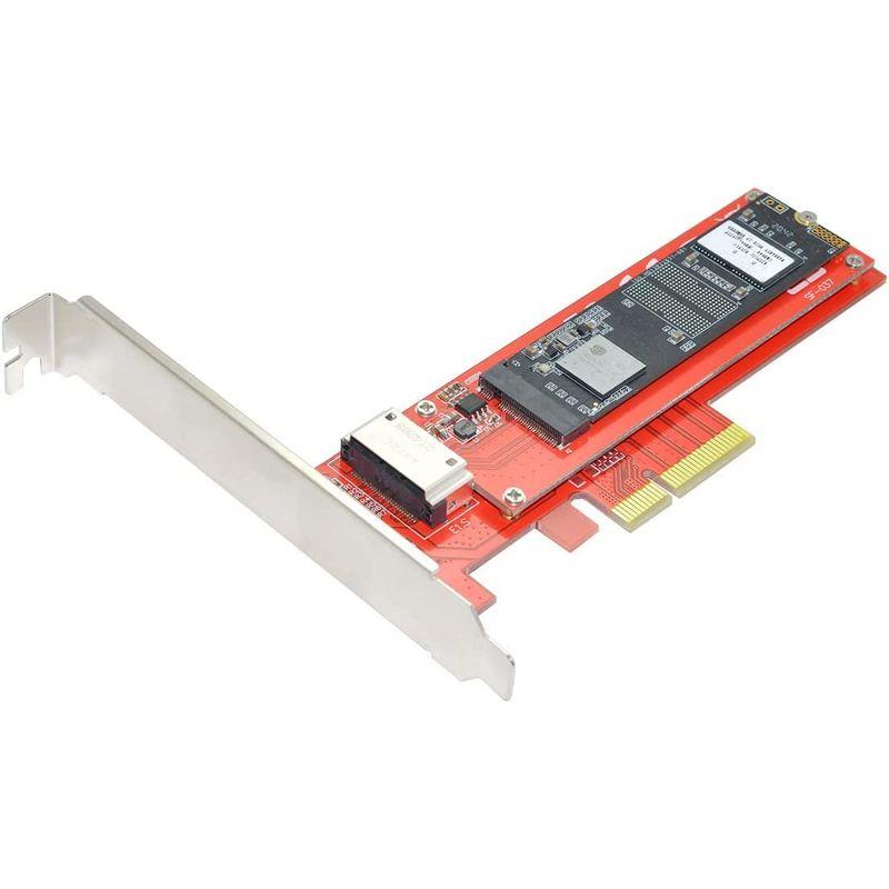 Cablecc PCI-E 4X ホストアダプター NVMe ルーラー 1U GEN-Z EDSFF ショートSSD E1.S キャリアアダ｜m-choiceplaza｜03