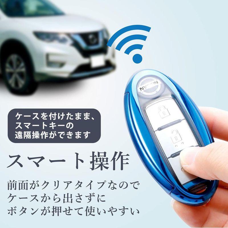 anddat ニッサン スマートキーケース キーカバー 鍵入れ 日産 NISSAN ノート セレナ キューブ マーチ エルグランド エクスト｜m-choiceplaza｜08