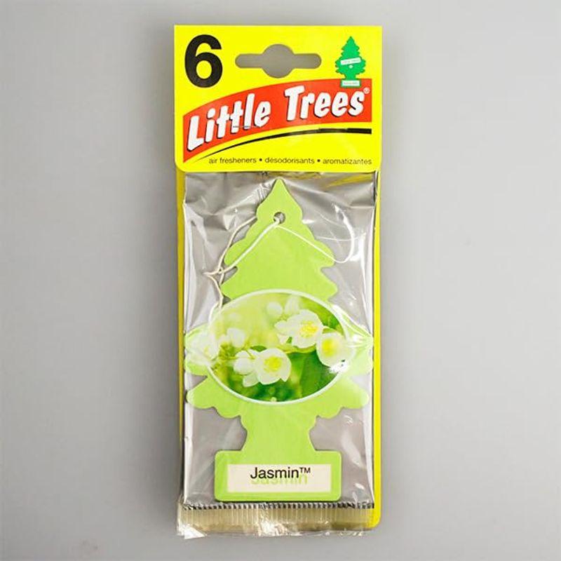 リトルツリー エアフレッシュナー お得な6枚組 ジャスミン（ Little Trees Air Fresheners 6pac Jasmin