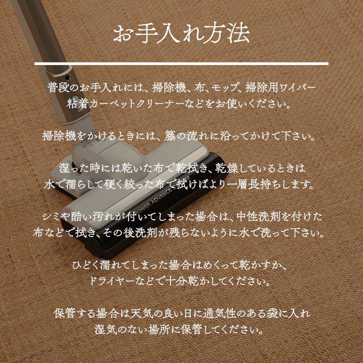 籐カーペット 藤の敷物 インドネシア産 あじろ織り 宝麗 籐 敷 ラグ カーペット 286×382cm 5209560_13