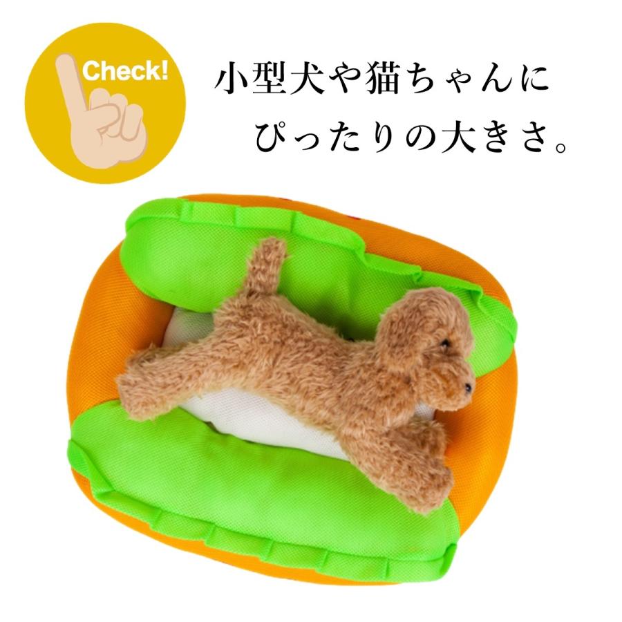 Hot Dogクッション ペットベッド ホットドッグ HOT DOG ふわふわ クッション ベッド