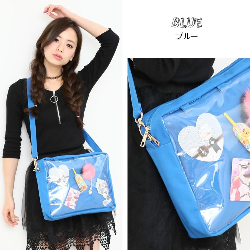痛バッグ 痛ショルダー 痛バ 痛ポーチ ビニールポーチ クリアバッグ