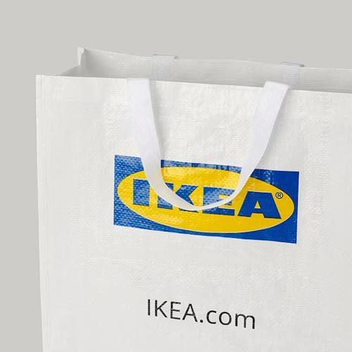 イケア（IKEA） KLAMBY クラムビー キャリーバッグ ホワイト