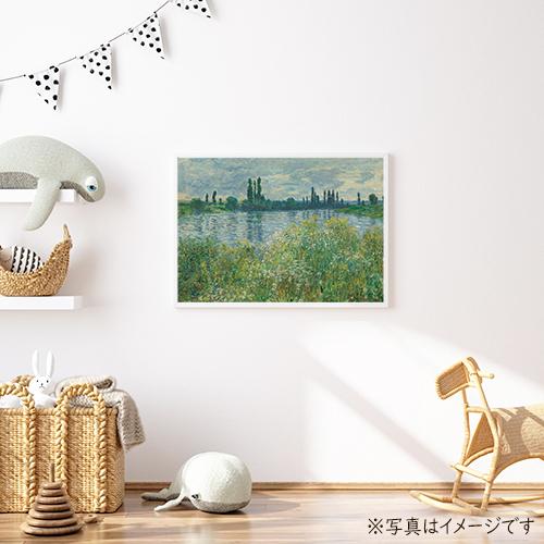A2/A3/A4ポスター （クロード・モネ) セーヌ川のほとり、ヴェトイユ