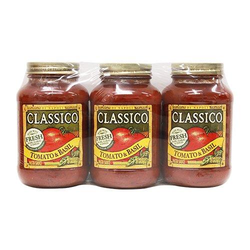 （宅急便）クラシコパスタソース 2721g 907g×3瓶 完熟トマト バジル パスタソース ドレッシング CLASSICO コストコ mdsgws16016MDSバラエティストア