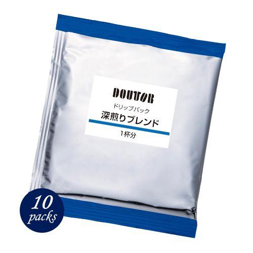 ドトール コーヒー 豆 250g 10袋 ドトール オンラインショップ / マイルドブレンド コーヒー（粉）40g×10袋