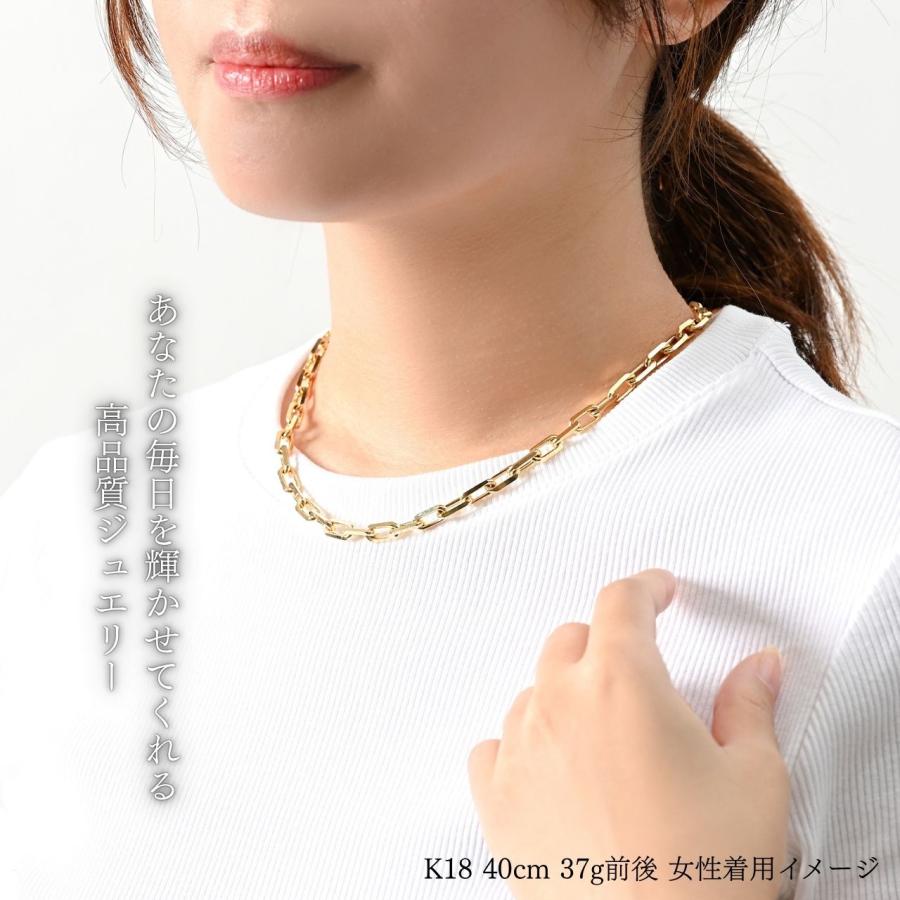 K１８ネックレス K18ネックレス(アズキビスマルク/幅3.0mm/イエローゴールド