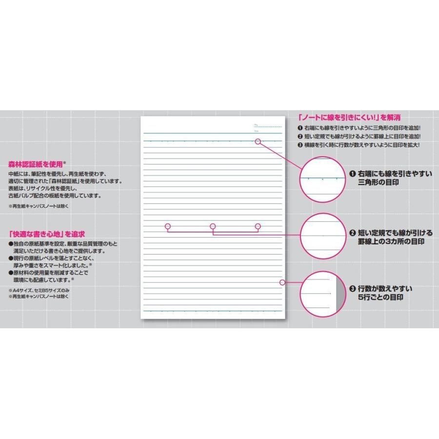 コクヨKOKUYO ノート キャンパスノート A4 A罫 50枚 ノ-205AN｜m-dotto｜02