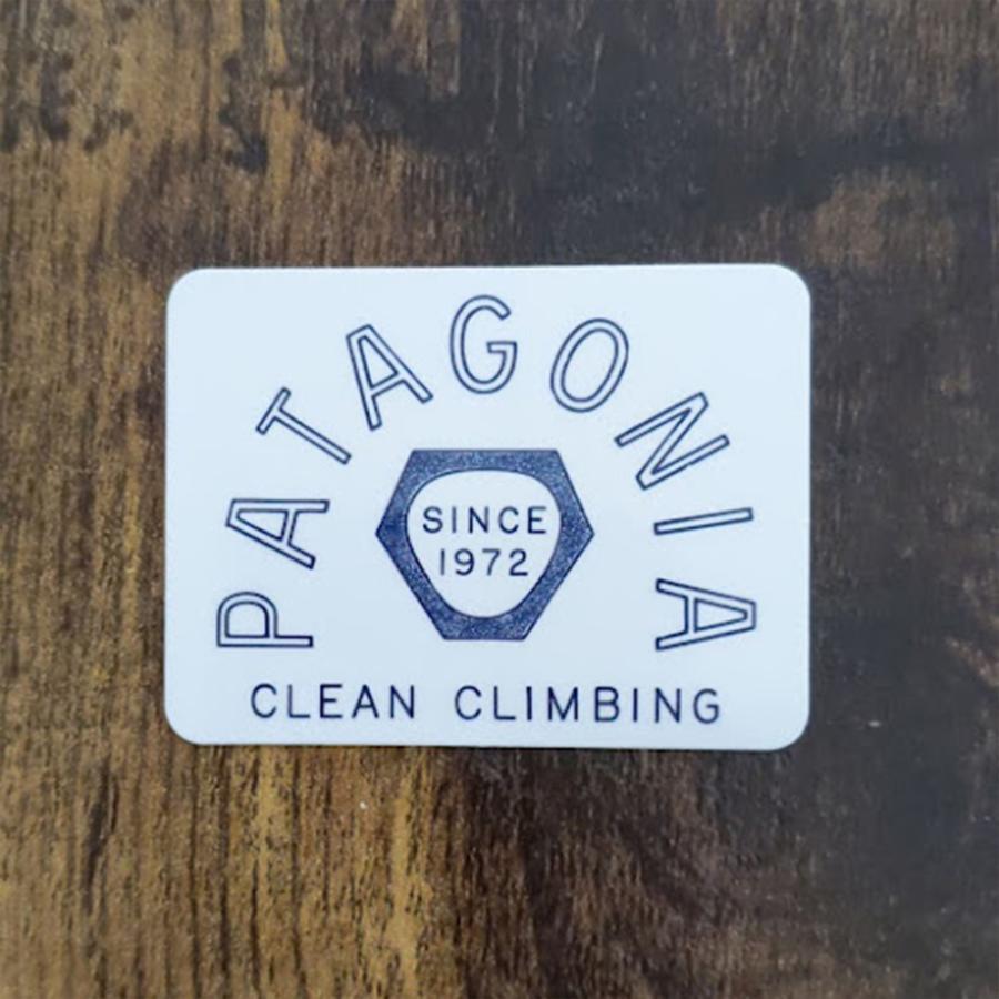 【pa-57】patagonia パタゴニア ステッカー sticker clean climbing｜m-earth-stickers