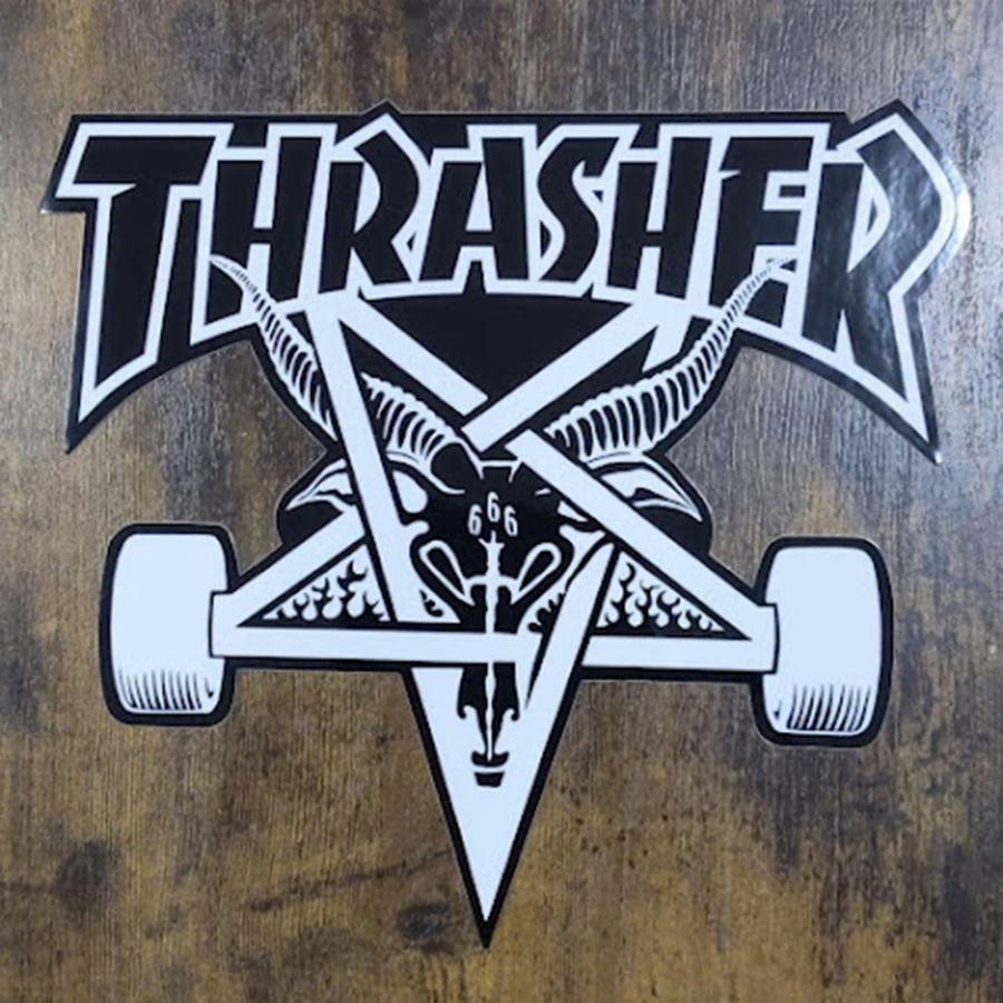 ST-176】Thrasher Magazine skateboard sticker スラッシャー スケートボード ステッカー  :st-176:M&EARTH-stickers - 通販 - Yahoo!ショッピング