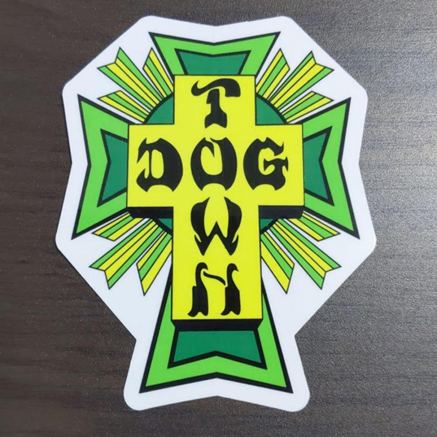 【ST237】Dogtown Skateboard ドッグタウン STICKER スケートボード ステッカー Cross Logo Die