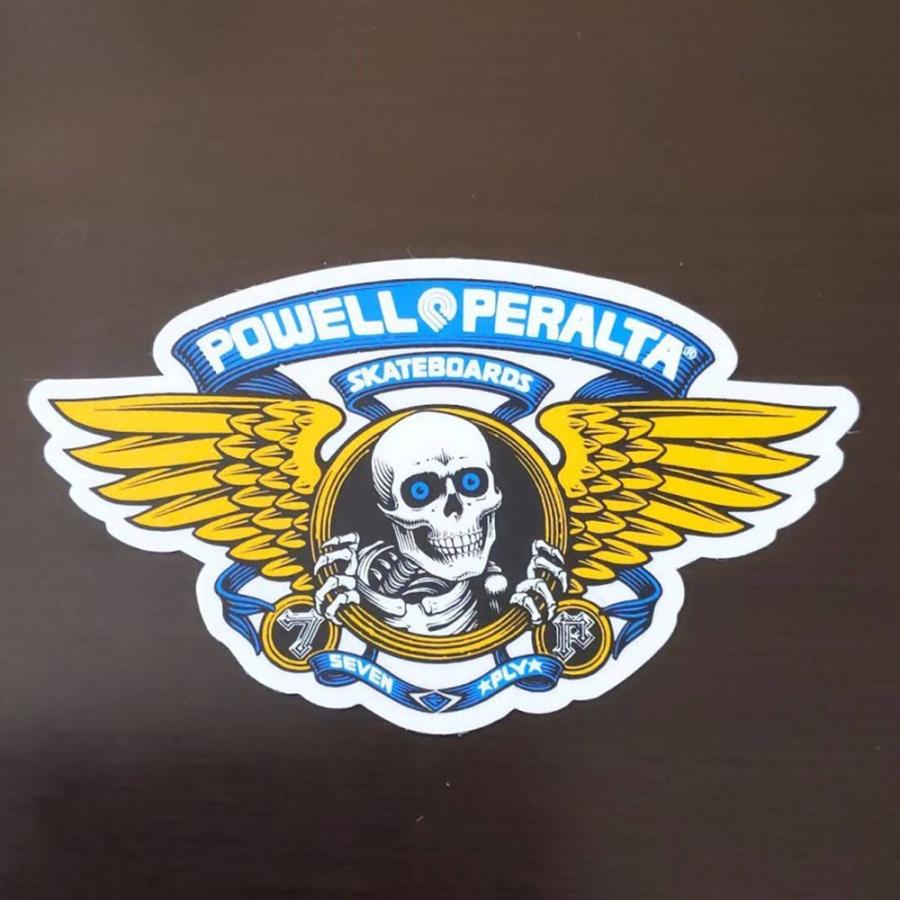 St 433 Powell Peralta パウエル ペラルタ スケートボード ステッカー Winged Ripper Blue St 433 M Earth Stickers 通販 Yahoo ショッピング