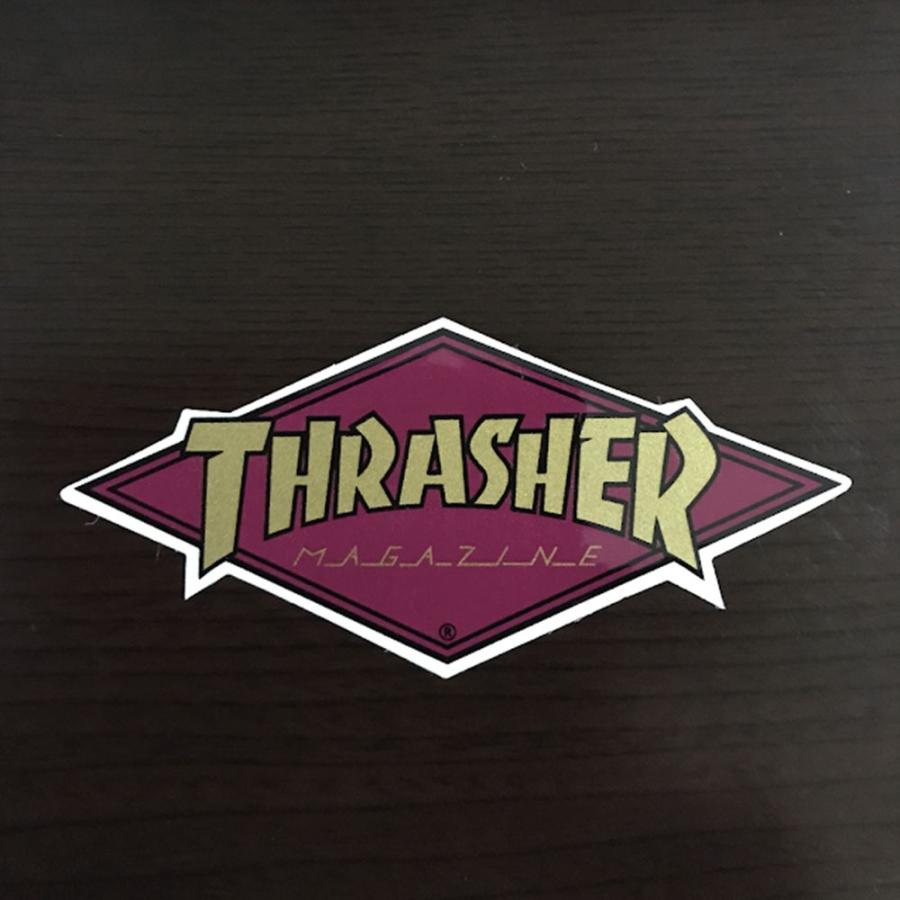 St 7 Thrasher Magazine Diamond Logo スラッシャー マガジン ステッカー パープル St 7 M Earth Stickers 通販 Yahoo ショッピング