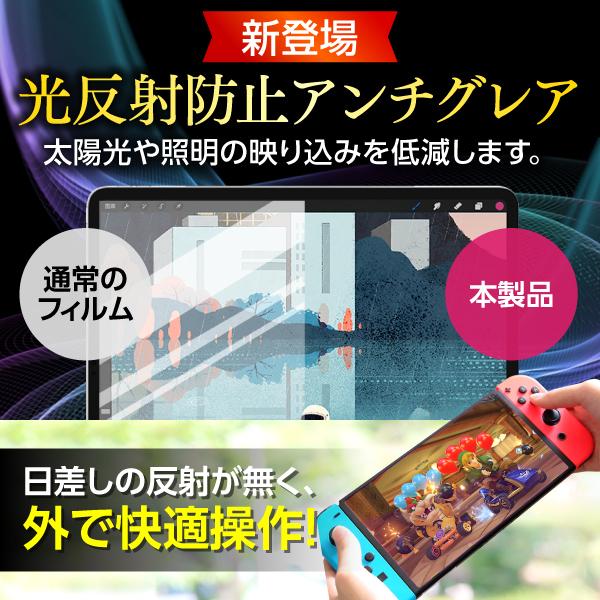 任天堂スイッチ 保護フィルム 有機ELモデル lite ブルーライトカット ガラスフィルム 画面保護シート Nintendo Switch｜m-f-shop｜19