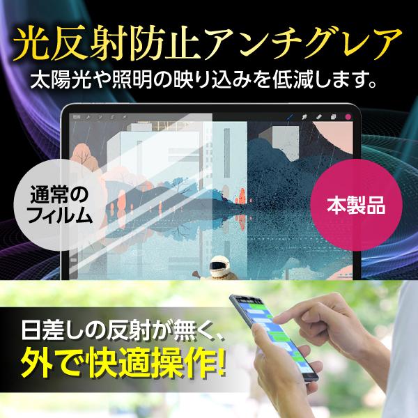 iPhone11 保護フィルム ガラスフィルム 液晶保護 ブルーライトカット アンチグレア｜m-f-shop｜09