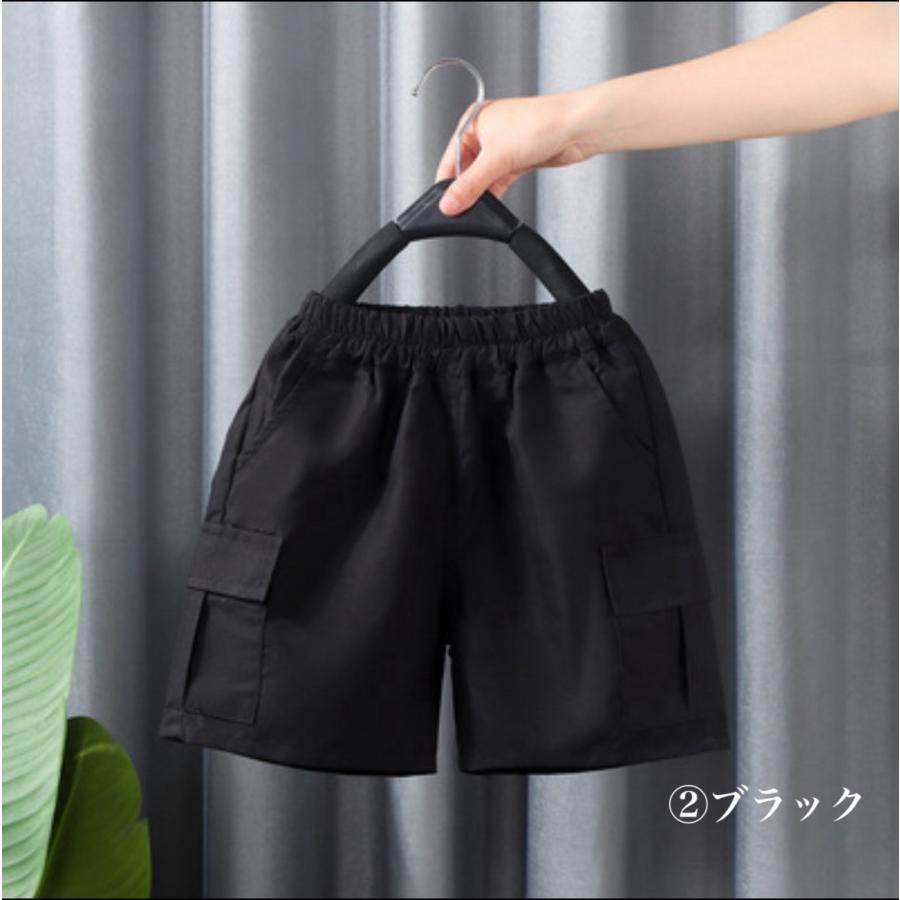 子供服 キッズ ハーフパンツ カーゴ 半ズボン 男の子 ボーイズ