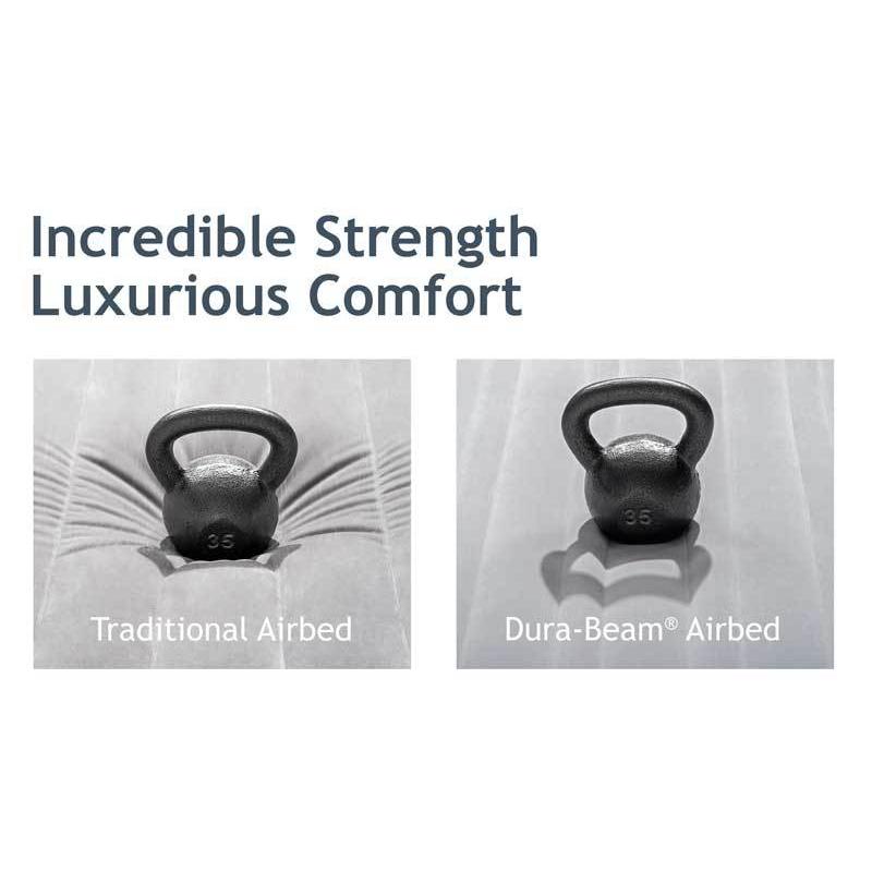 【正規販売店】エアーベッド シングル エアベッド 電動 コンフォートプラッシュ ミッドライズ シングル インテックス 67765JC グレー |  | 06