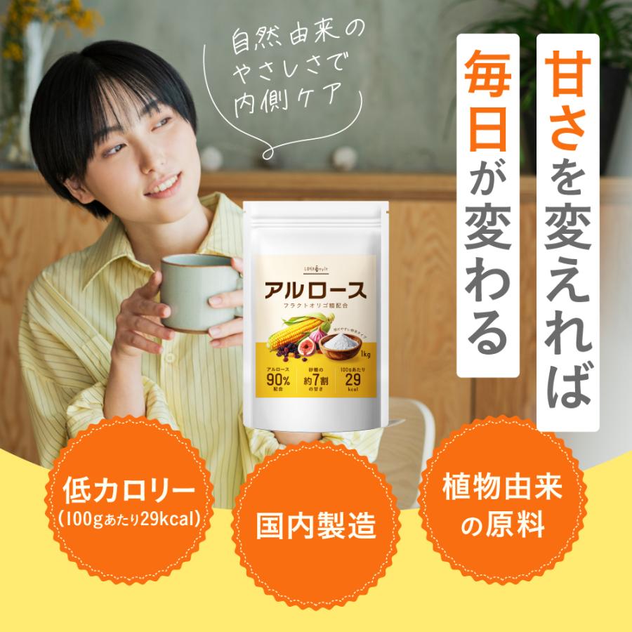 LOHAStyle（ロハスタイル） 【新商品】 アルロース 1kg フラクトオリゴ