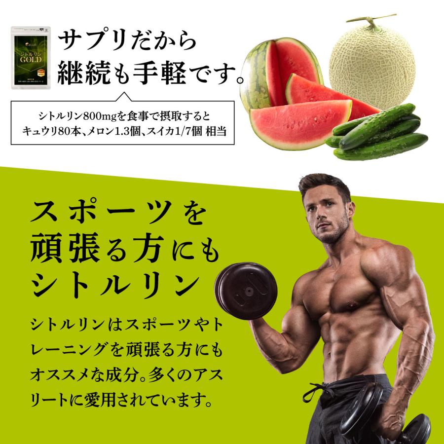 シトルリン シトルリンGOLD 90日分 180粒 ×3袋 アミノ酸 サプリメント LOHAStyle ロハスタイル 爆買 | Men's Health Standard | 11