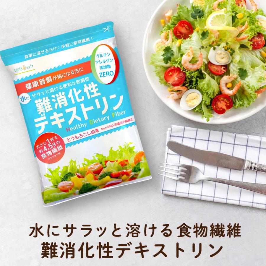 難消化性デキストリン （サラッと溶ける即溶顆粒タイプ）500g 水溶性食物繊維 indigestible