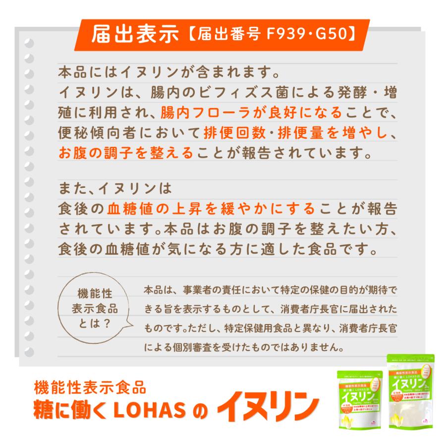イヌリン 2kg 血糖値 便秘 にお悩みの方に 機能性表示食品 水溶性食物繊維 顆粒タイプ 菊芋 同組成 食物繊維 爆買 | LOHAStyle | 02