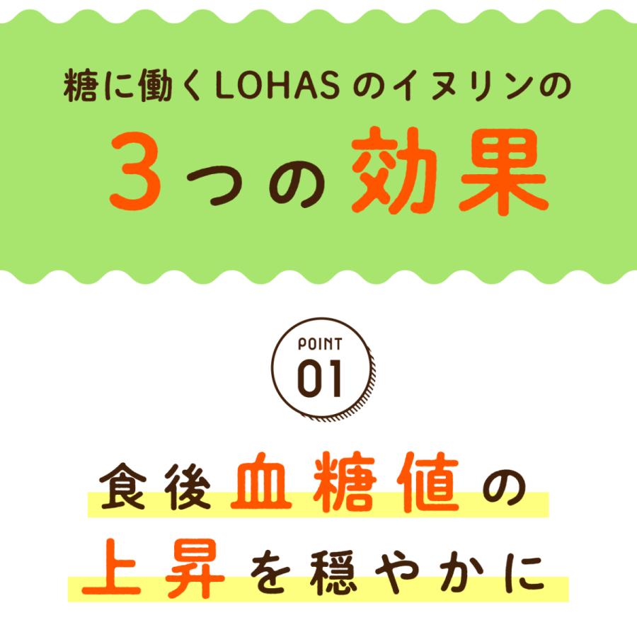 イヌリン 500g×4袋 血糖値 便秘 にお悩みの方に 機能性表示食品 水溶性食物繊維 顆粒 菊芋 同組成 爆買 | LOHAStyle | 03