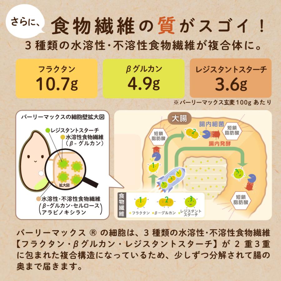 【5/19 23:59まで100円引き】 スーパー大麦 バーリーマックス 800g 大麦 食物繊維 LOHAStyle ロハスタイル｜m-h-s｜08