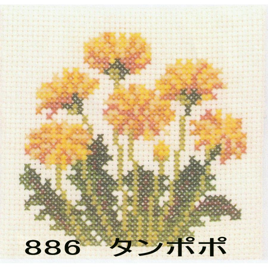 ルシアン　クロスステッチキット　小さな花のフレーム｜m-himawari｜14