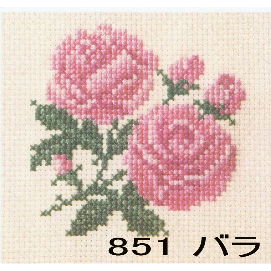 ルシアン　クロスステッチキット　小さな花のフレーム｜m-himawari｜03
