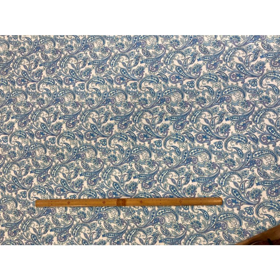 生地 usaコットン BENARTEX ペイズリー柄 110cm幅 : 毛糸・手芸の専門