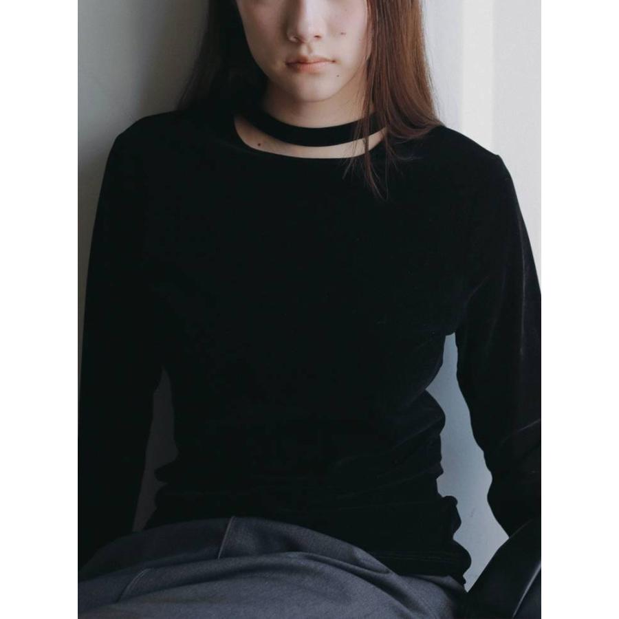 anuke（アンヌーク） 即日発送 Velour Tie Tops 62620615 ベロアタイ 