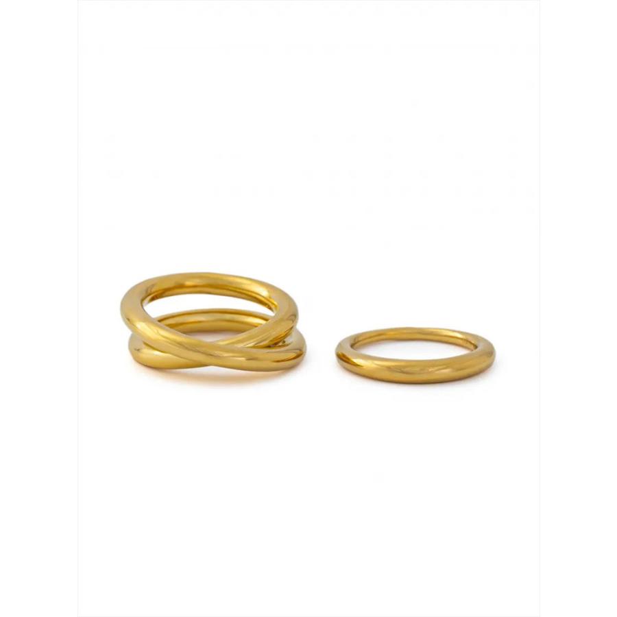 【春限定SALE】LOHME ローム 即日発送  Two-strand Mix Ring SV925 LM21002  小物 アクセサリー 指輪 リングの画像