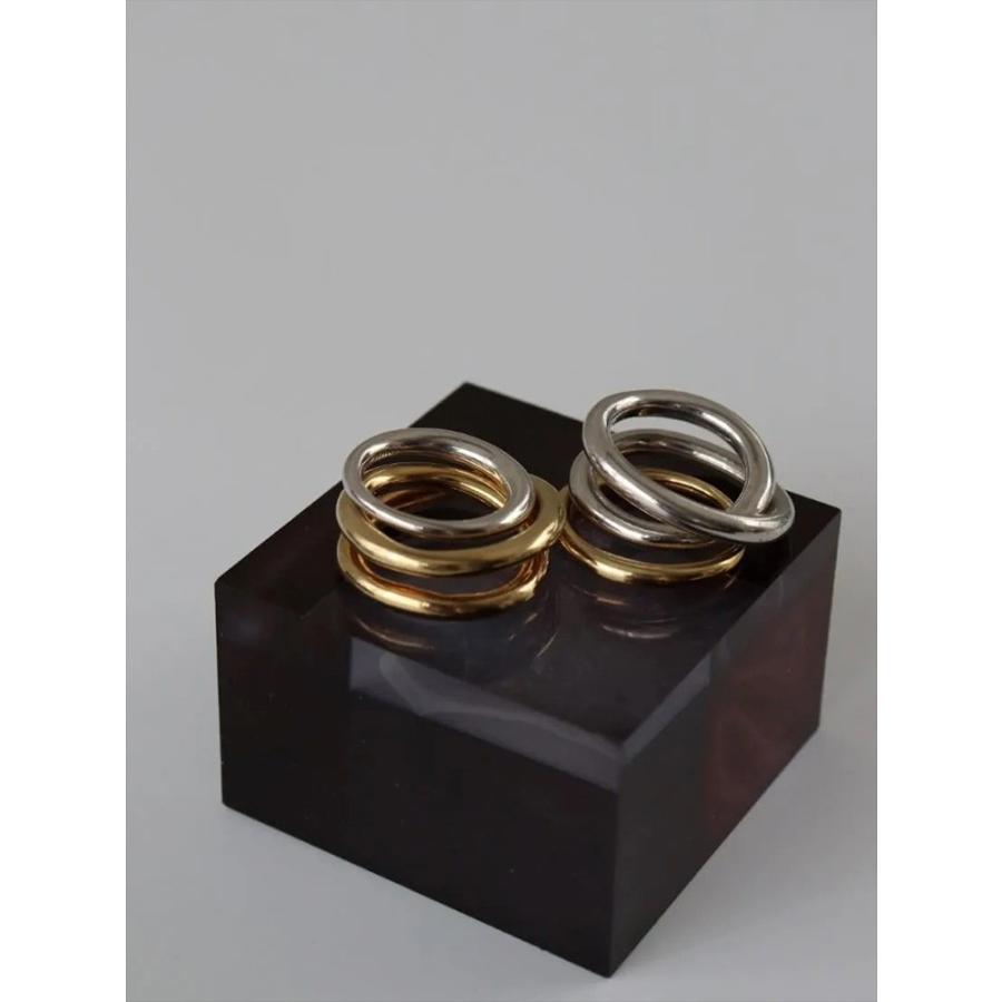 【春限定SALE】LOHME ローム 即日発送  Two-strand Mix Ring SV925 LM21002  小物 アクセサリー 指輪 リングの画像