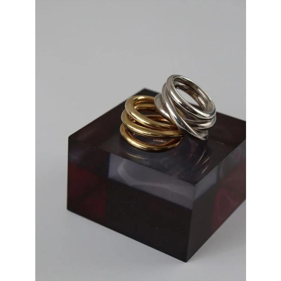 【春限定SALE】LOHME ローム 即日発送  Two-strand Mix Ring SV925 LM21002  小物 アクセサリー 指輪 リングの画像