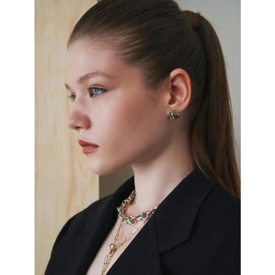 LOHME（ローム） 【SALE】LOHME 即日発送 Heart Chain Pierce LM23038